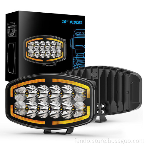 High Brightness Luxury 10 Inch ORV SUV LED Spotlight Fog Lamp